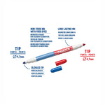 Carioca 12'Li 24 Renk Bicolor Süper Yıkanabilir Çift Uçlu Keçeli Boya Kalemi 42265