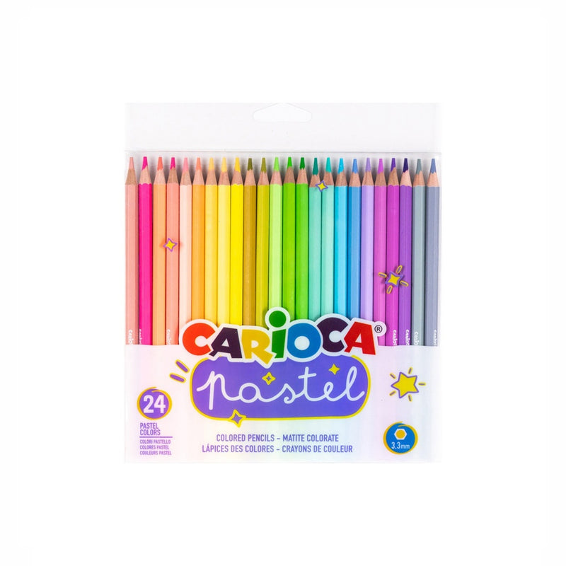 Carioca 24'Lü Pastel Renk Kuru Boya Kalemi 43310
