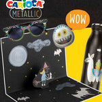 Carioca 6x25 ml 6'lı Metalik Tempera Süper Yıkanabilir Sulu Boya 43048