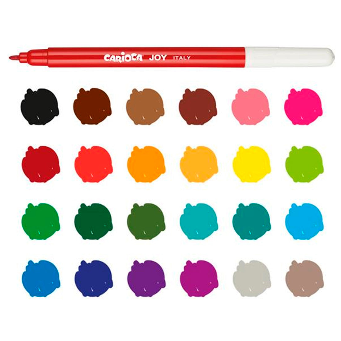 Carioca Joy Süper 24'lü Yıkanabilir Keçeli Boya Kalemi 40615
