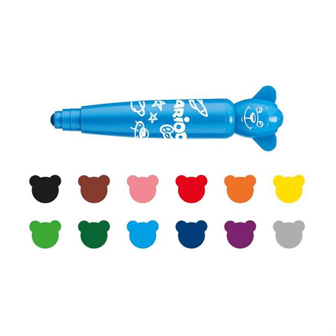 Carioca Jumbo 12'li Bebek Yıkanabilir Keçeli Boya Kalemi 42816