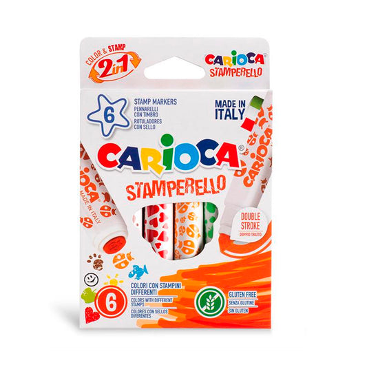 Carioca Stamperello 6'lı Keçeli Boya Kalemi