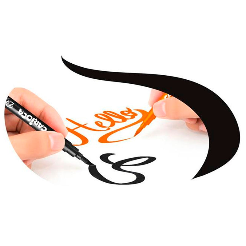 Carioca Super Brush 10'lu Fırça Uçlu Keçeli Kalemi 42937