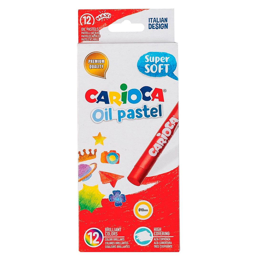 Carioca Yağlı 12'li Pastel Boya