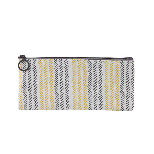 Chumac Unisex Sarı Gri Kırçıl Desen Tyvek Kalem Kutusu