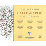 Clairefontaine 24x30cm 130gr 25 Sayfa Caligrafi Blok - Sanatsal Eskiz ve Çizim Defteri