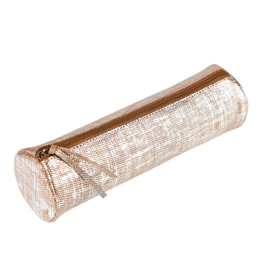 Clairefontaine Gümüş Yuvarlak Kalem Çantası