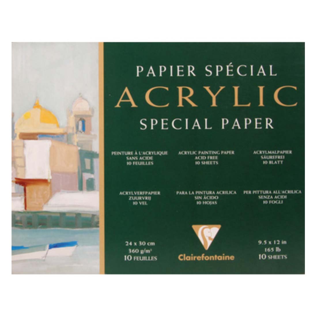 Clairefontaine Papier Special 24x30 10 Sayfa Eskiz Defteri - Sanatsal Çizim ve Resim Defteri