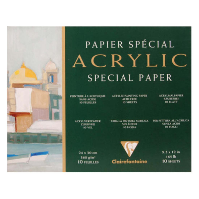 Clairefontaine Papier Special 24x30 10 Sayfa Eskiz Defteri - Sanatsal Çizim ve Resim Defteri