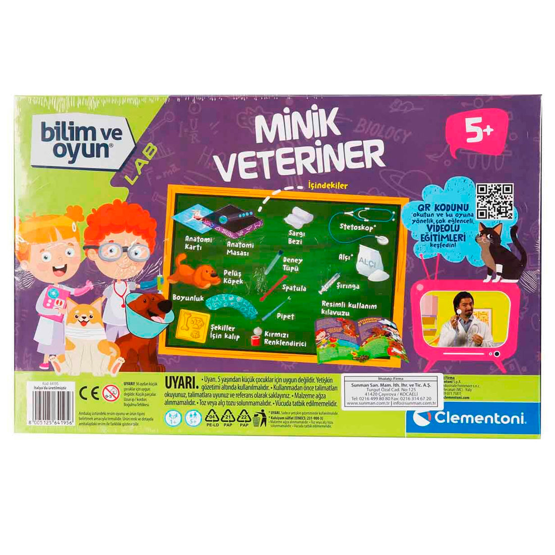Clementoni Bilim ve Oyun Minik Veteriner 64195