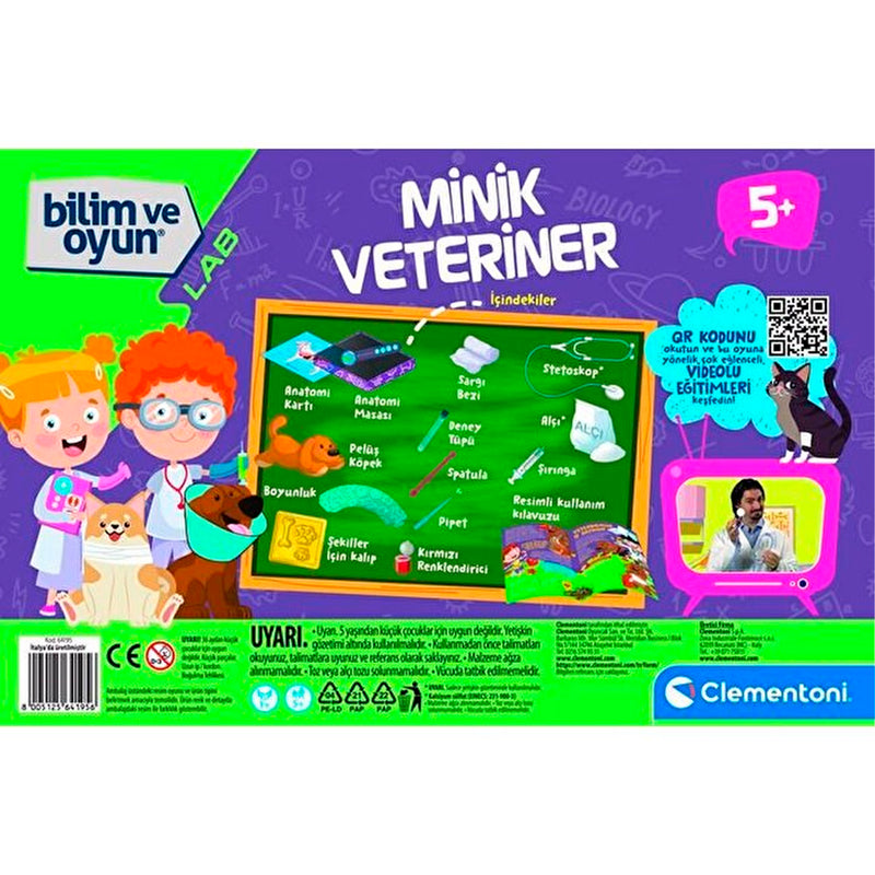 Clementoni Bilim ve Oyun Minik Veteriner 64195