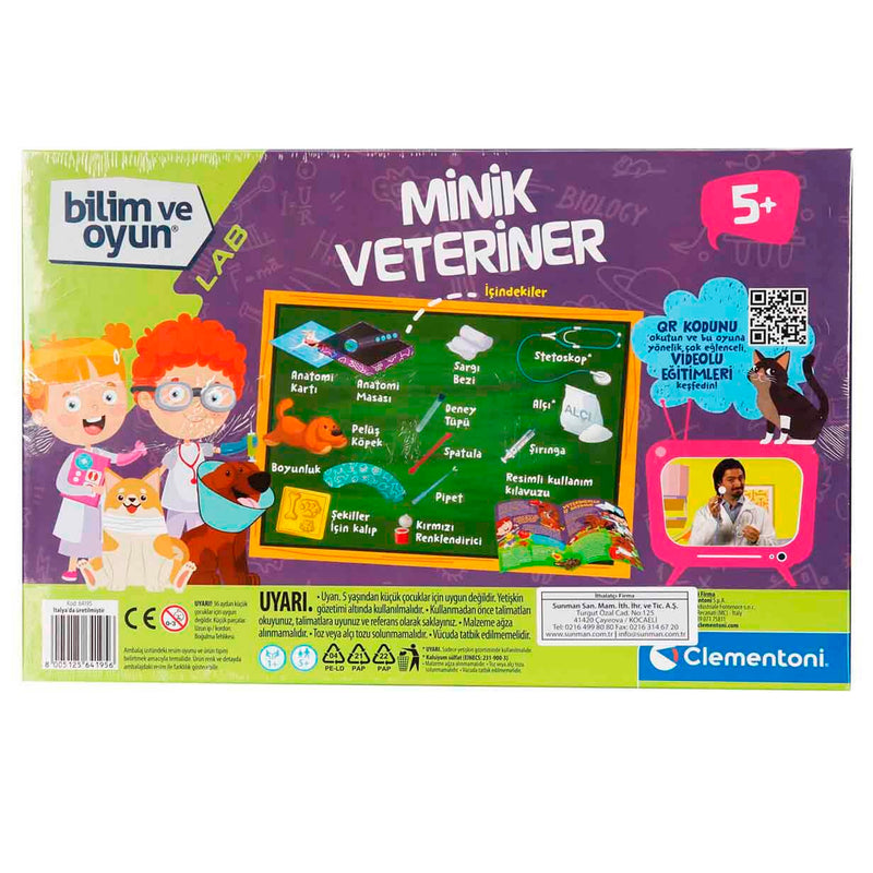 Clementoni Bilim ve Oyun Minik Veteriner 64195