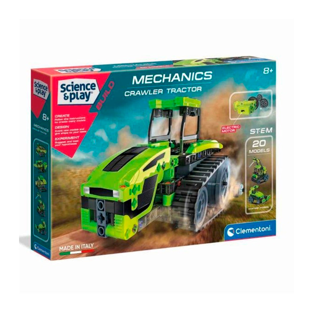 Clementoni Mekanik Laboratuvarı Çiftlik Traktörü 75064TR