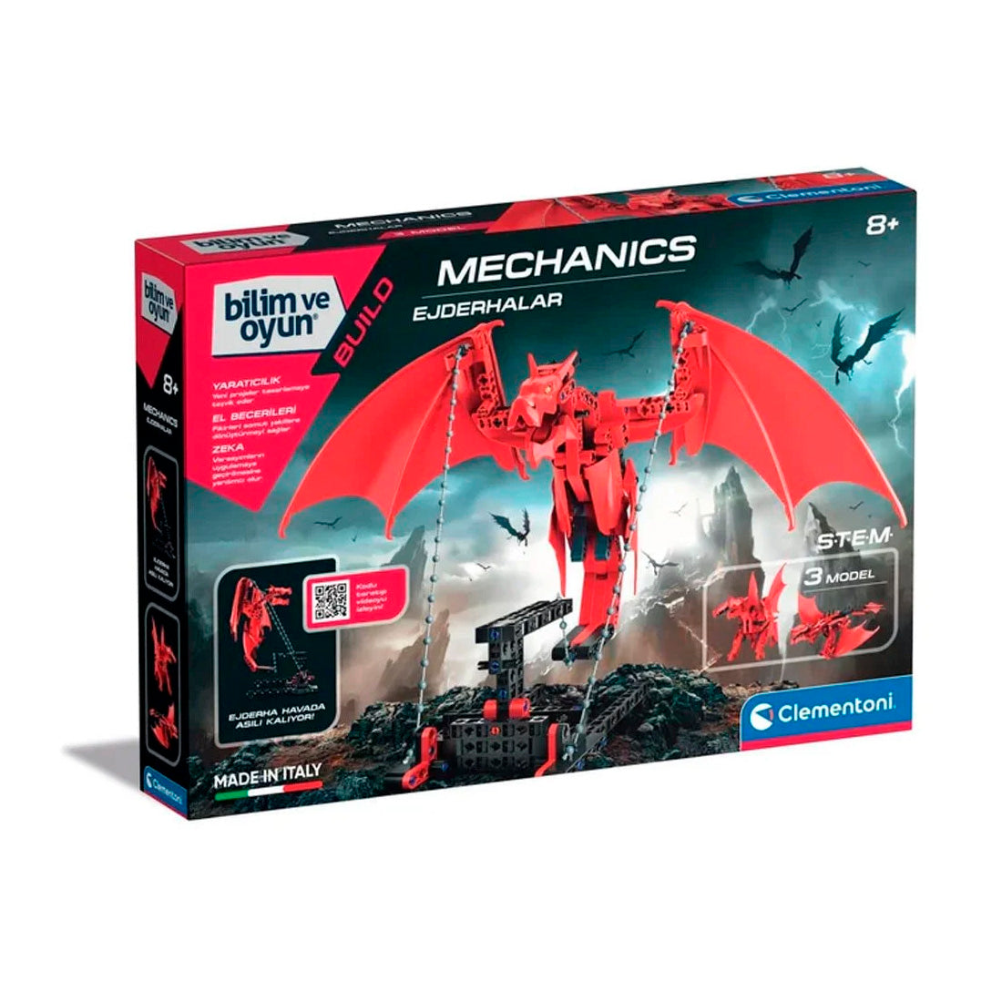 Clementoni Mekanik Laboratuvarı Uçan Ejderha 75065