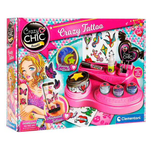 Clementoni Oyuncak Crazy Chic Çılgın Dövmeler 18733