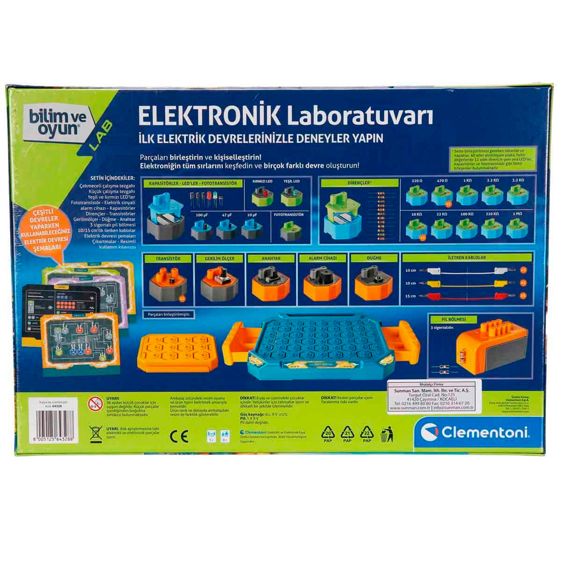 Clementoni Robotik Elektronik Labortuvarı 64328