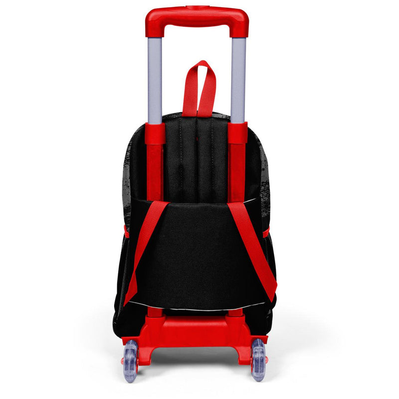 Coral High Araba Desenli Işıklı Tekerlek Siyah Çekçekli Sırt ve Okul Çantası 23947