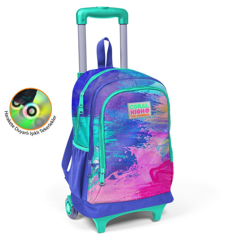 Coral High Karışık Renkli Çekçekli Sırt ve Okul Çantası 23938