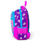 Coral High Kız Çocuk Unicorn Desenli Simli Üç Bölmeli Mor Pembe İlkokul Çantası