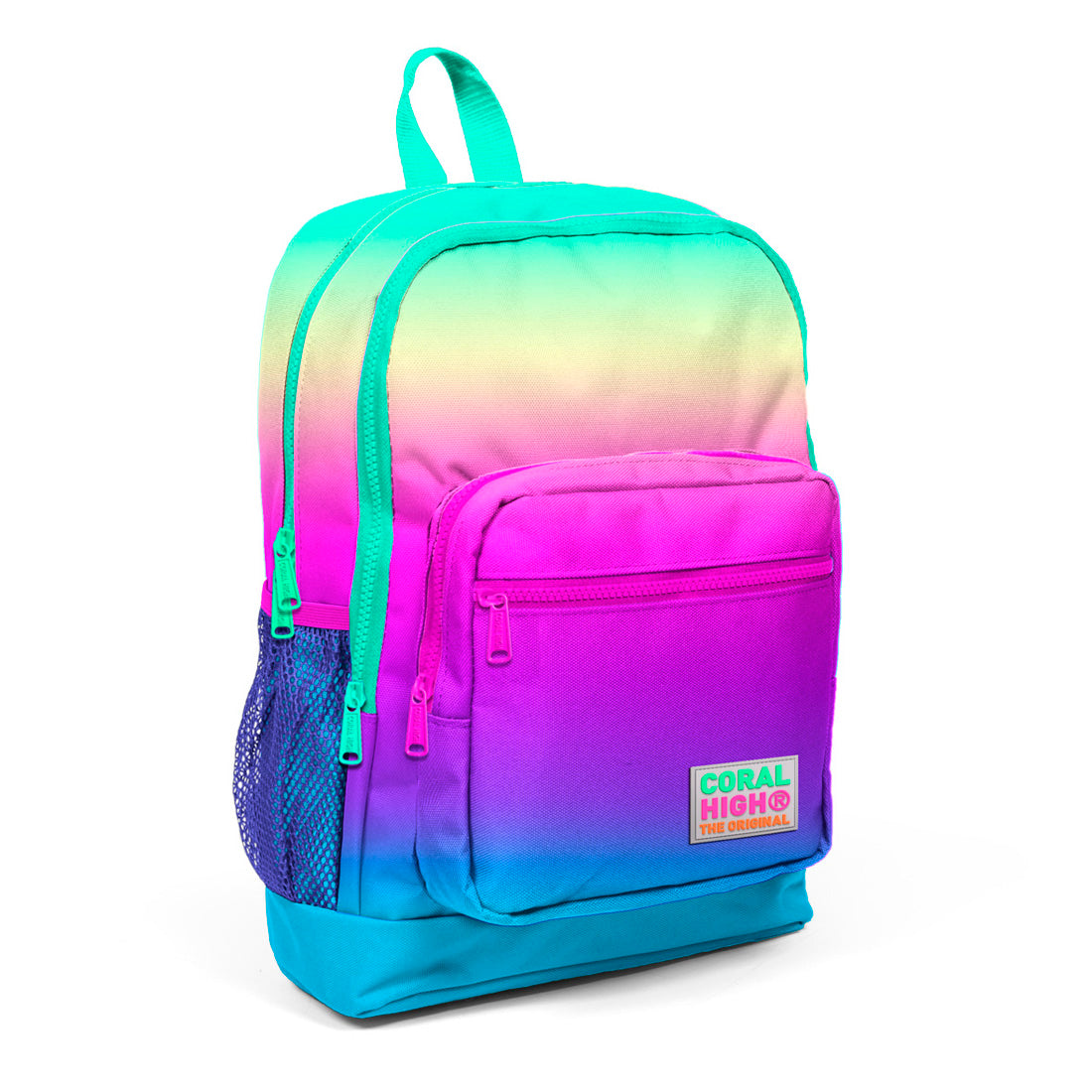 Coral High Kız Çocuk İlkokul Renk Geçişli Dört Bölmeli Okul Sırt Çantası