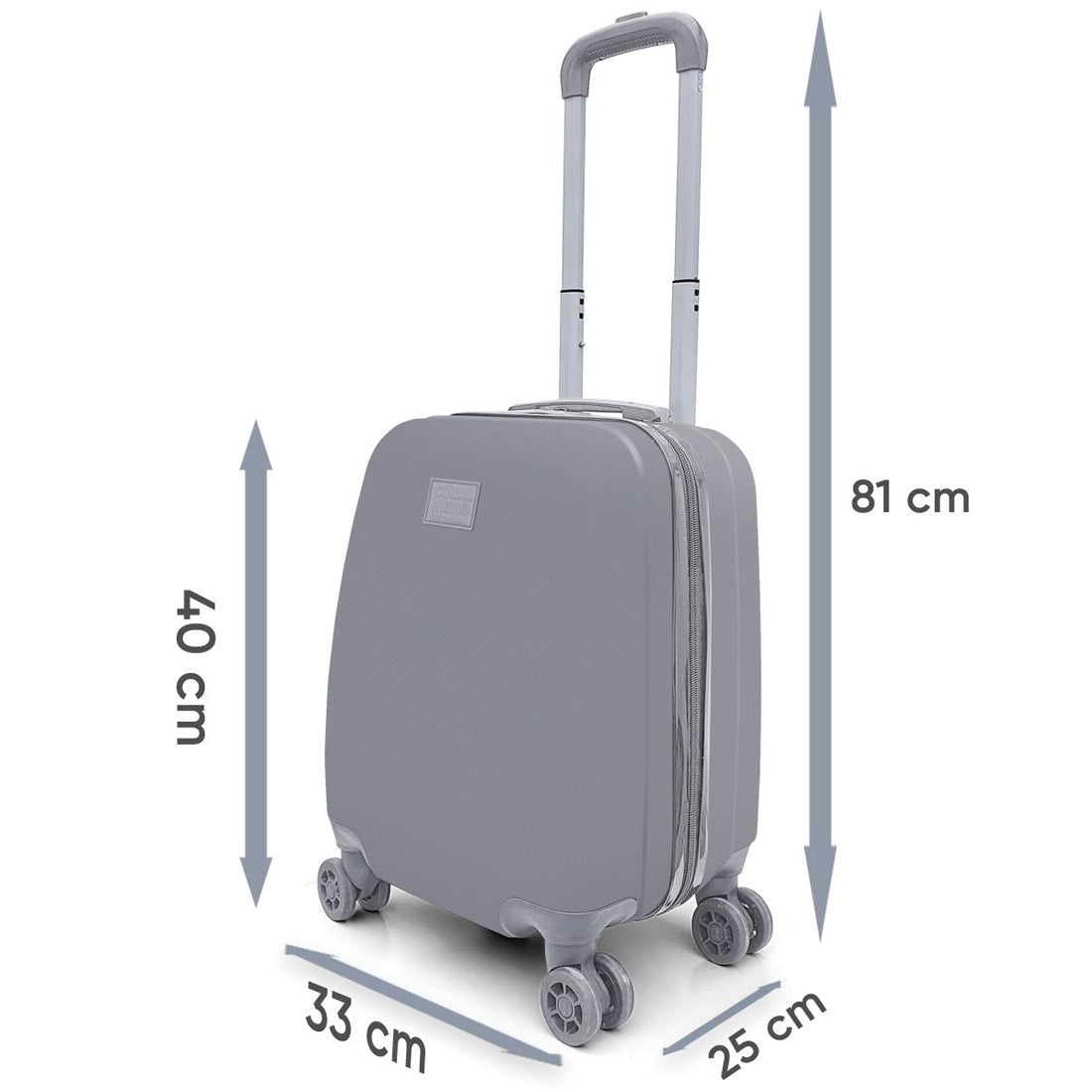 Coral High Lacivert Saks Aslan Desenli Çekçekli Valiz 16732