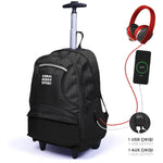 Coral High USB + Aux Soketli Sport Erkek Çocuk Çekçek Sırt Çantası