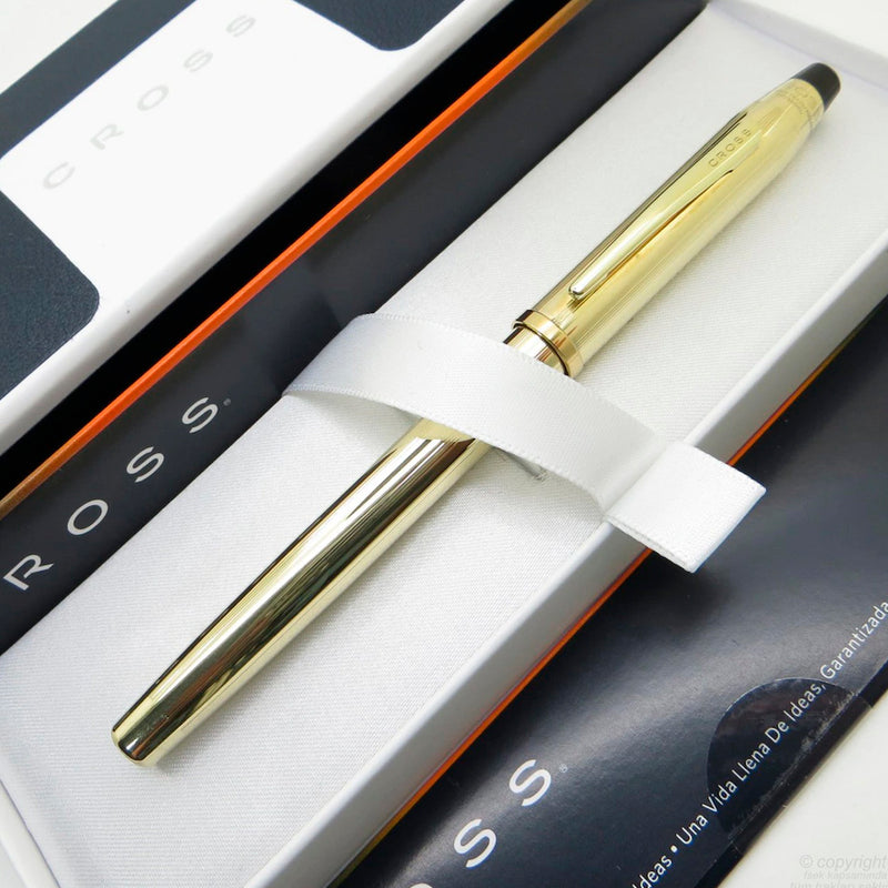 Cross Century2 10 Karat Altın Kaplama Roller Kalem - Hediyelik, İmza ve Ofis Kalemi