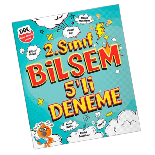 Dahi Olacak Çocuk Yayınları Bilsem 2. Sınıf 5'Li Deneme