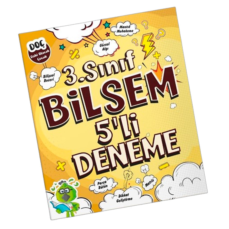 Dahi Olacak Çocuk Yayınları Bilsem 3. Sınıf 5'Li Deneme