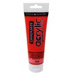 Daler Rowney Kadmiyum Kırmızısı Tonu 120 ml. Akrilik Boya - Sanatçı, Resim ve Hobi İçin Canlı