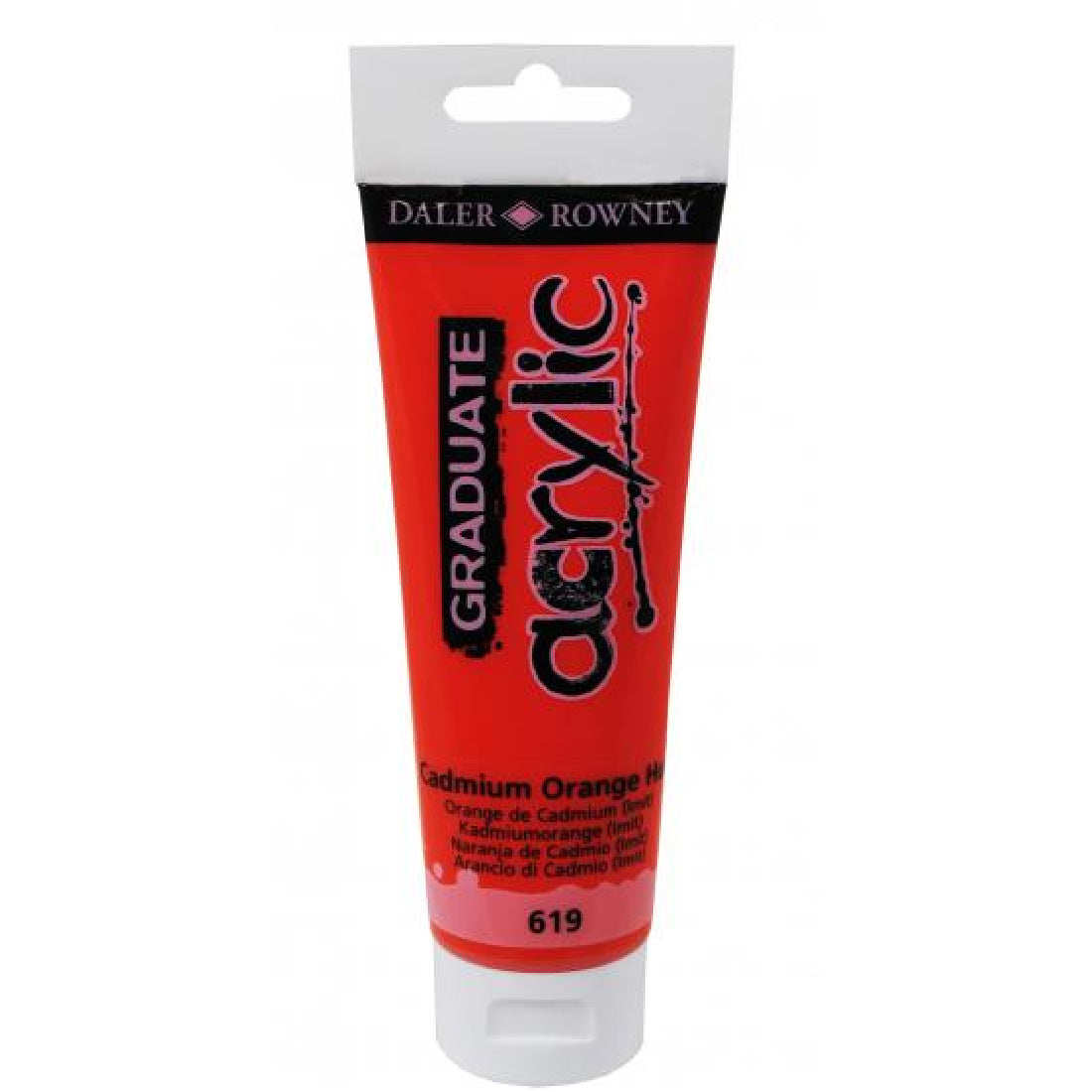 Daler Rowney Kadmiyum Kırmızısı Tonu 120 ml. Akrilik Boya - Sanatçı, Resim ve Hobi İçin Canlı