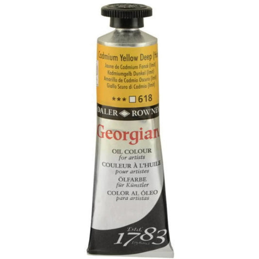 Daler Rowney Georgian Cad Yellow Deep Hue 38 ml. Yağlı Boya - Sanatçı, Profesyonel ve Hobi Resim Boyası