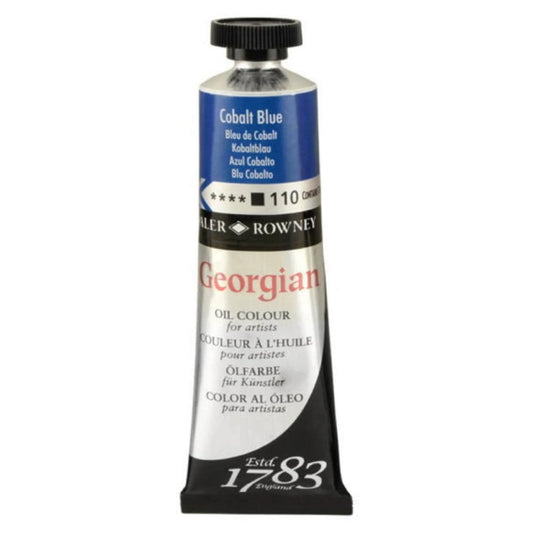 Daler Rowney Georgian Kobalt Mavi 38 ml Yağlı Boya - Sanatçı Resim ve Tuval Boyası