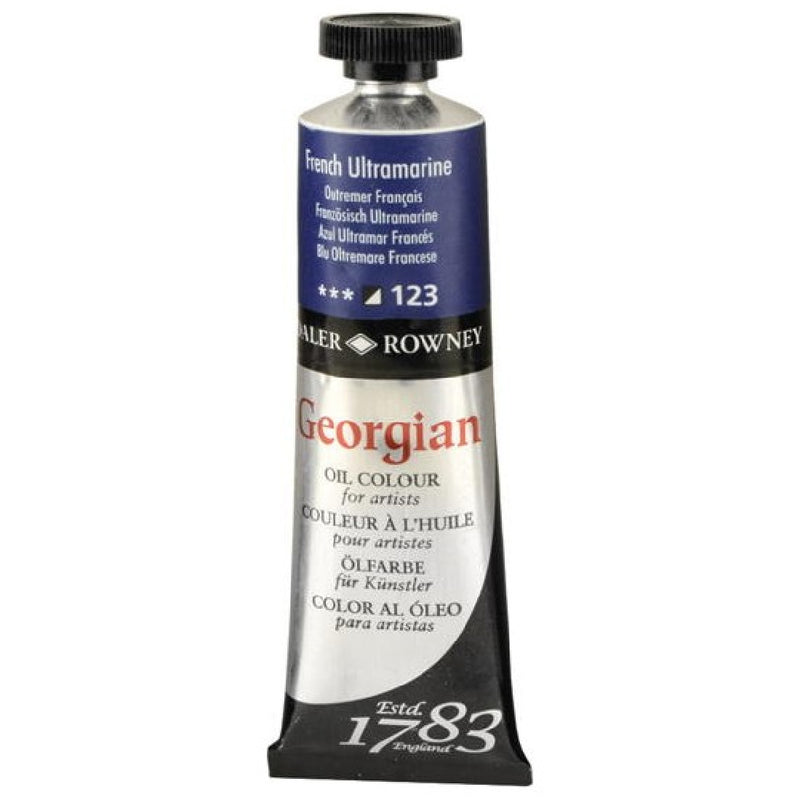 Daler Rowney Georgian French Ultramarine 38 ml Yağlı Boya - Sanatçı ve Hobi Resim Boyası