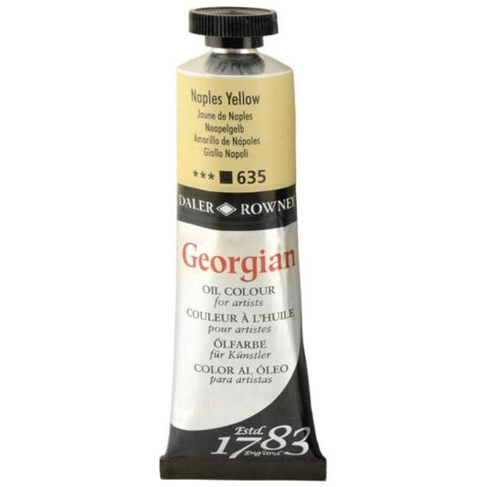 Daler Rowney Georgian Napoli Sarısı 38 ml. Yağlı Boya - Sanatçı, Profesyonel ve Hobi Resim Malzemesi