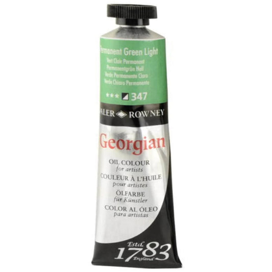 Daler Rowney Georgian Perm Green Light 38 ml Yağlı Boya - Sanatçı, Profesyonel Resim ve Tuval Boyası