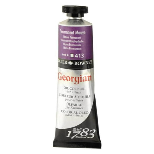 Daler Rowney Georgian Kalıcı Mürdüm 38 ml. Yağlı Boya - Sanatçı ve Profesyonel Resim Malzemesi