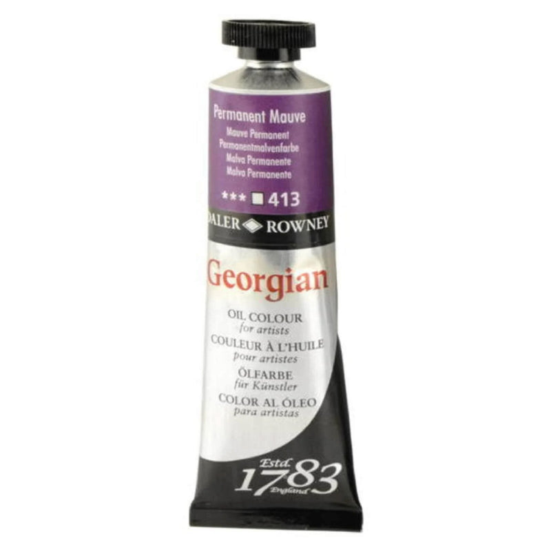 Daler Rowney Georgian Kalıcı Mürdüm 38 ml. Yağlı Boya - Sanatçı ve Profesyonel Resim Malzemesi