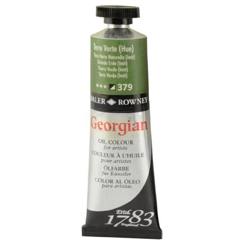 Daler Rowney Georgian Terre Verte Hue 38 ml. Yağlı Boya - Sanatçı ve Profesyonel Resim Boyası