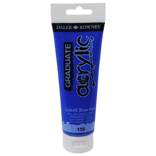 Daler Rowney Graduate Cobalt Blue Hue 120 ml. Akrilik Boya - Sanat, Resim ve Hobi Boyası