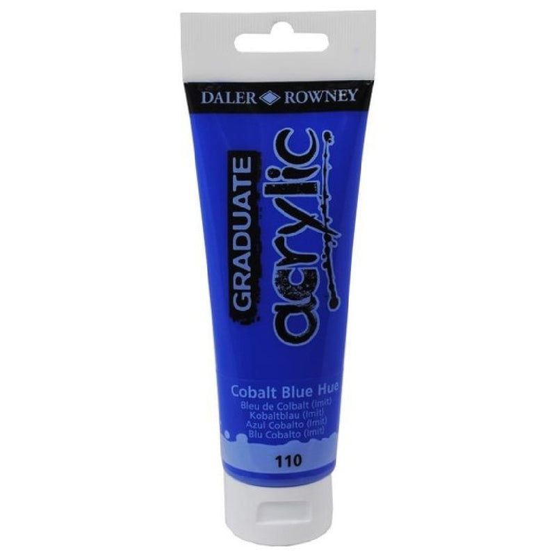 Daler Rowney Graduate Cobalt Blue Hue 120 ml. Akrilik Boya - Sanat, Resim ve Hobi Boyası