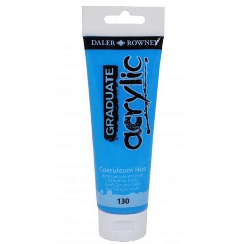 Daler Rowney Graduate Gök Mavisi Tonu 120 ml. Akrilik Boya - Sanatçı, Hobi ve Resim Boyası