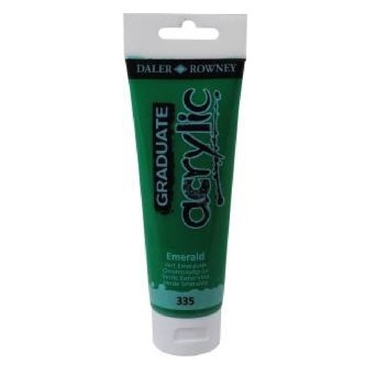 Daler Rowney Graduate Zümrüt Yeşili 120 ml. Akrilik Boya - Sanat, Resim ve Hobi Boyası