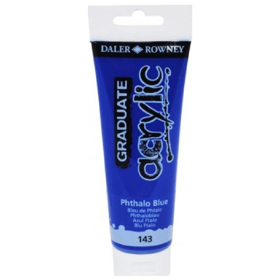 Daler Rowney Graduate Phthalo Blue 120 ml. Akrilik Boya - Sanatsal Tuval ve Hobi Boyası
