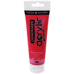 Daler Rowney Graduate Primary Red 120 ml. Akrilik Boya - Sanatsal Resim ve Hobi Boyası