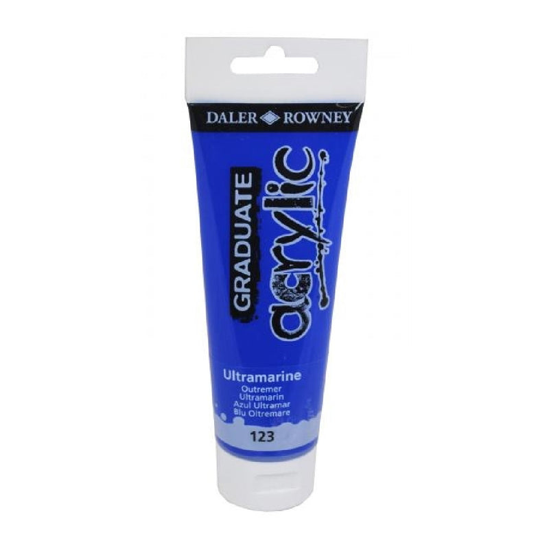 Daler Rowney Graduate Ultramarin 120 ml. Akrilik Boya - Sanat, Hobi ve Tuval Resim Boyası