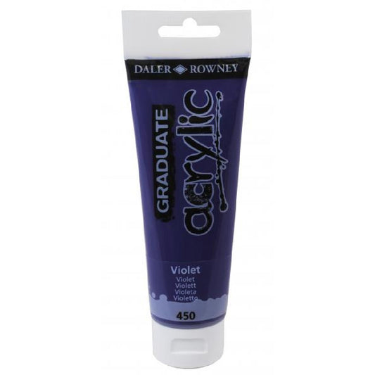 Daler Rowney Graduate Mor 120 ml Akrilik Boya - Sanatsal Hobi ve Resim Boyası