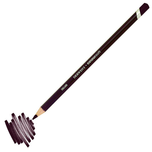 Derwent Coloursoft Pencil Yumuşak Kuru Boya Kalemi Logan Böğürtleni - Sanatçı ve Çizim Kalemi