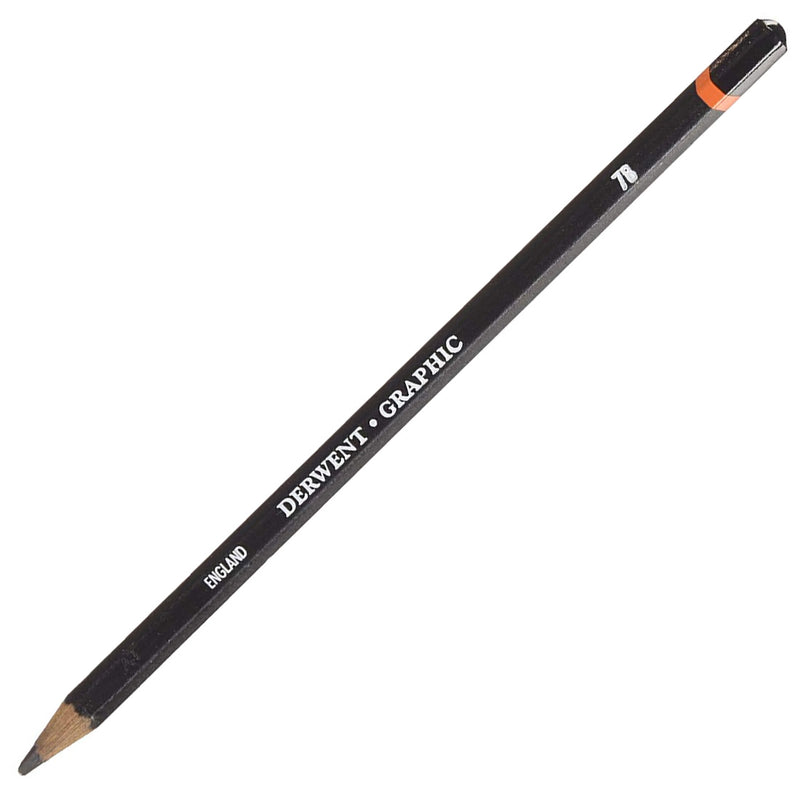 Derwent Graphic Pencil Dereceli Grafik Kalemi 7B - Sanatsal Çizim ve Eskiz Kalemi