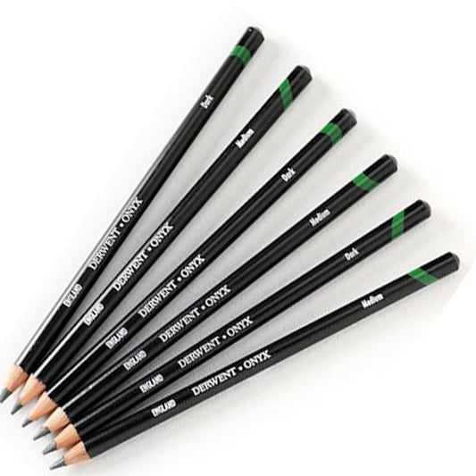 Derwent Onyx 9B den Daha Koyu Grafit Kalemi - Sanatsal Çizim ve Eskiz Kalemi